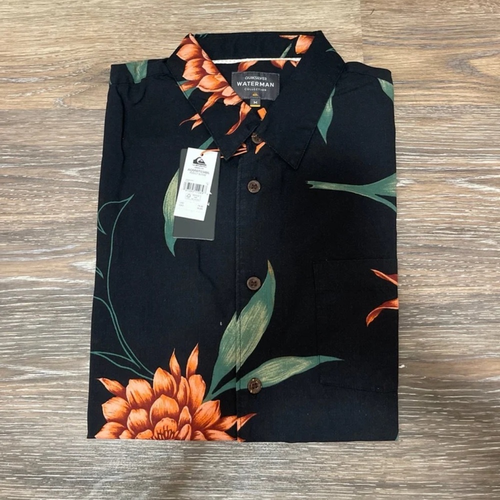 Quiksilver Men's Perfect Bloom Button Up Woven Top